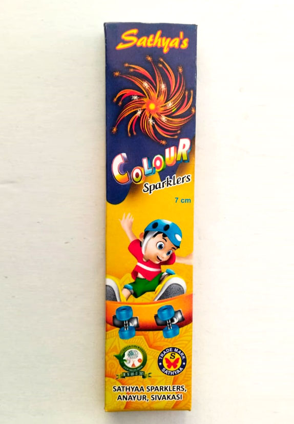 7 Cm Colour Sparklers (10*10 Sticks)