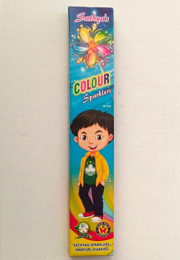 10 Cm Colour Sparklers (5*10 Sticks)
