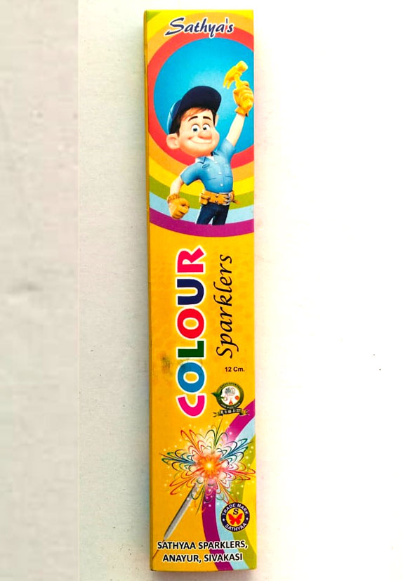 12 Cm Colour Sparklers (5*10 Sticks)