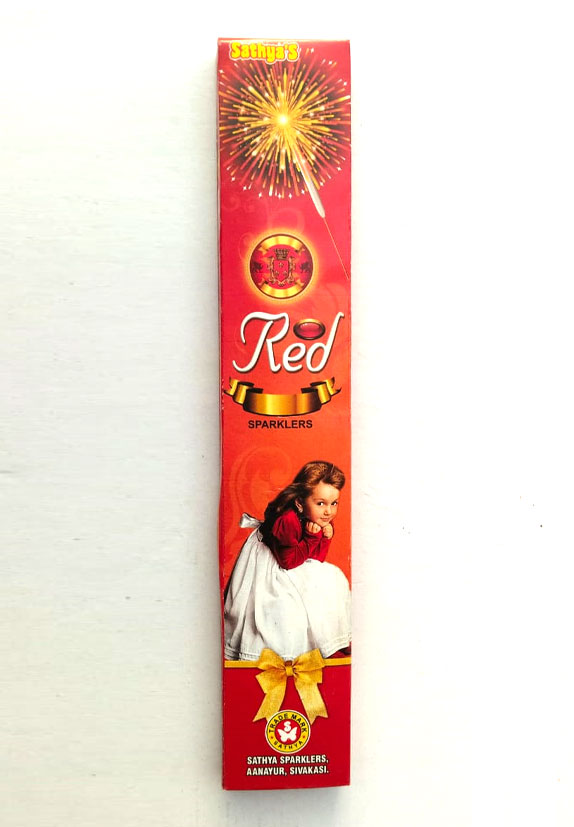 15 Cm Red Sparklers  (2*10 Sticks)