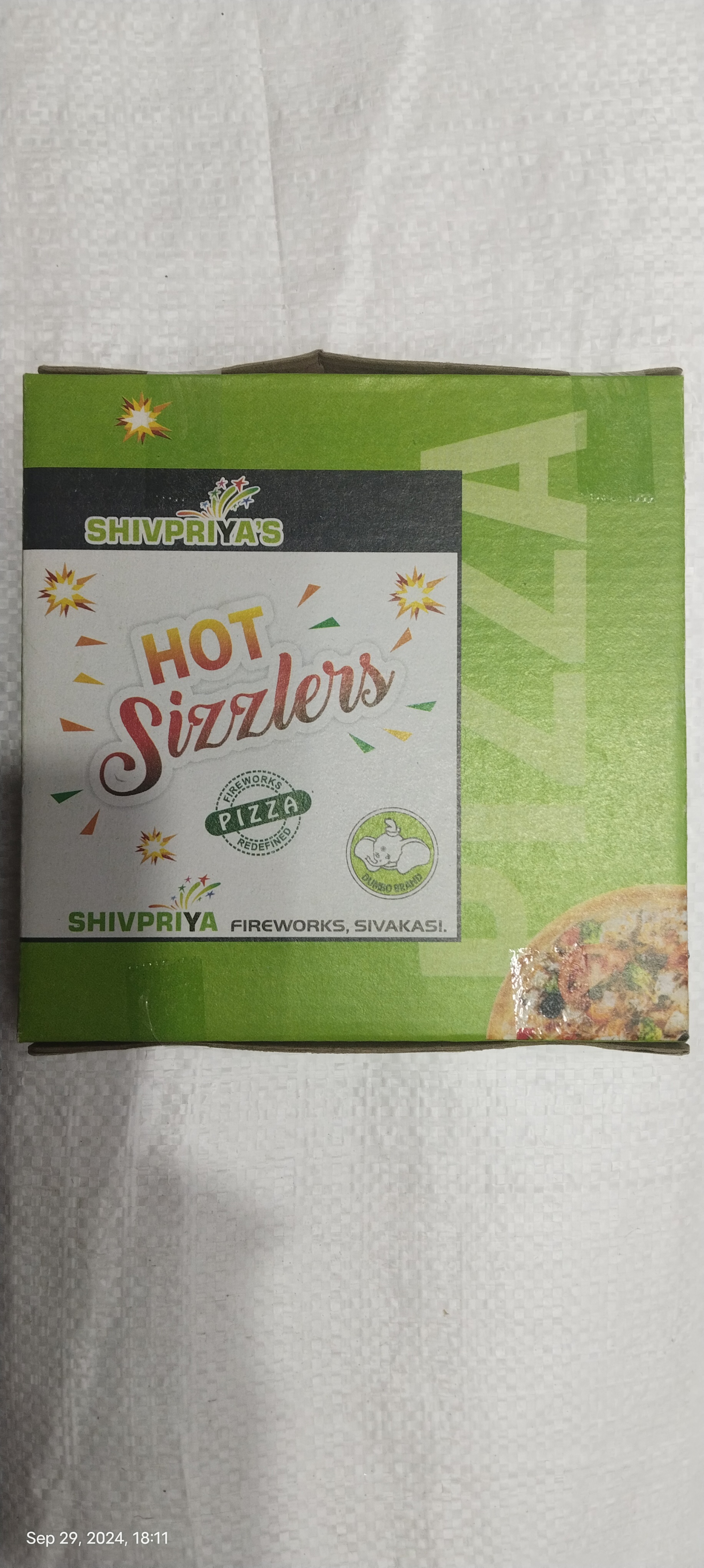 Hot Sizzlers ( 1 Pizza)