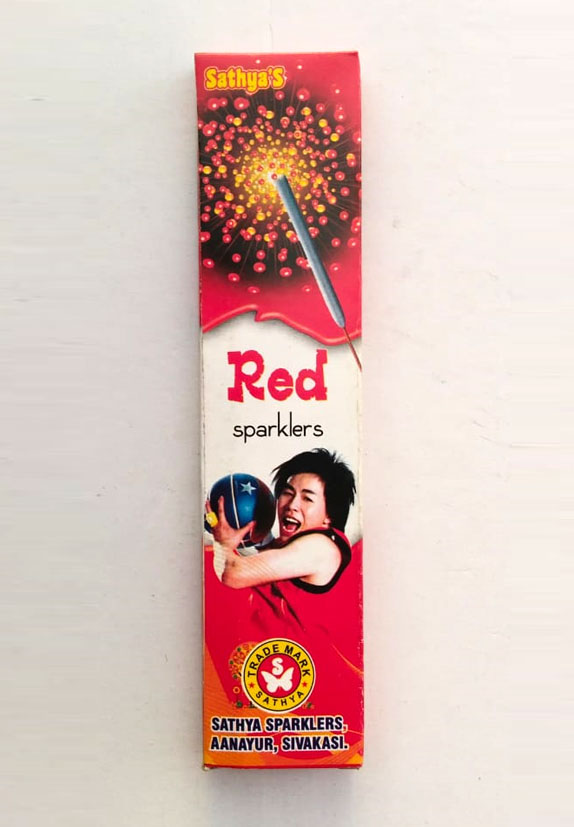 7 Cm Red Sparklers (10*10 Sticks)